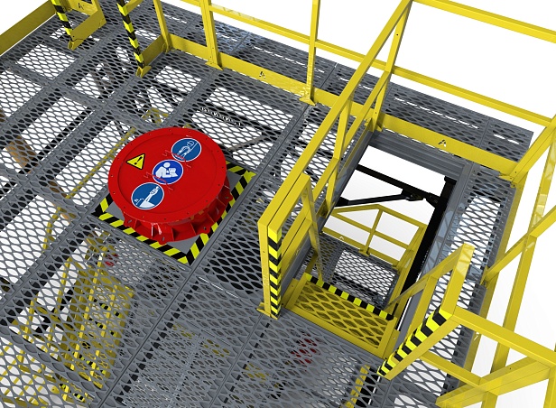  г. Курчатов.ООО "НГК" установило учебный полигон "Альпинист 03-02-5" для повышения квалификации специалистов  